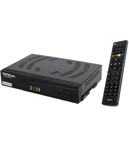 Denver DVBC-120 Ricevitore TV Digitale HD DVB-C – MPEG-4, PVR Con USB, Uscita HDMI E Scart, Registra Programmi Su Chiavetta, Per TV Via Cavo