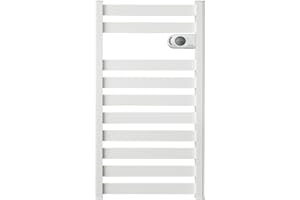 HJM Radiador Secatoallas Bajo Consumo ZINNIA 750, Programación 24/7, Turbo 2 Horas, 750W, Blanco