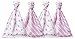 Cuski Super Soft Bamboo Muslins x 4 (Jolie Hearts)