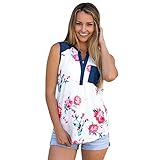 ✿Anmerkung:Asiatische Größe ist 1 Größe kleiner als EU Größe, bitte überprüfen Sie bitte das Größendetail, bevor Sie es kaufen.----✿Damen Sommer Ärmellos Tops Mode Frauen Reizvolle Ärmellos O-Ansatz Vintage Blumenstickerei Baumwolle weste Blusen Camisole Tops ✿Damen Camisole Spaghetti Gurt Crop Top Hemd Ärmelloses Bandage Tank Tops BH Weste Frauen Ärmelloses Shirt Bluse
