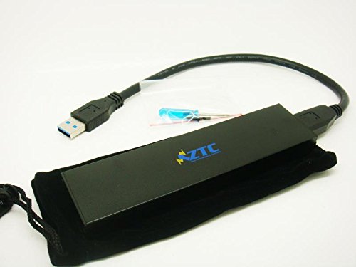 ZTC Thunder Gehäuse NGFF m2 SSD mit USB 3.0 – Aluminiumgehäuse, 5 Größe Board – High-Speed 6GB/s - 3