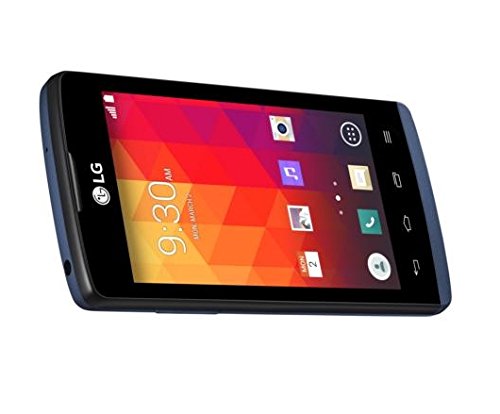LG Joy Smartphone (10,2 cm (4,0 Zoll) IPS-Display, 1,2 GHz-Dual Core, 5 Megapixel-Kamera, 4 GB interner Speicher, Android 4.4) blau