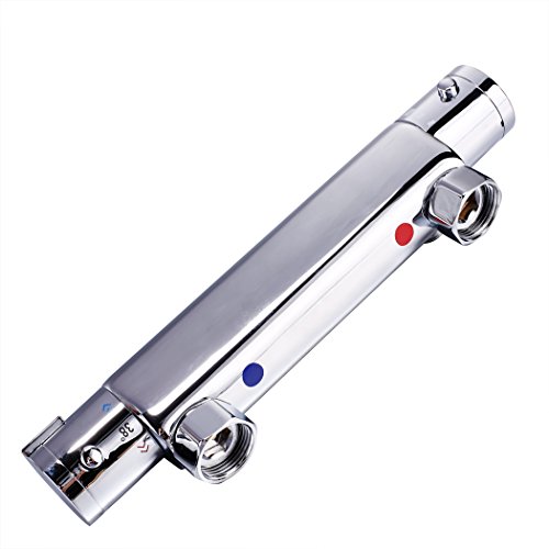 Preisvergleich Produktbild Homdox Brausethermostat Duschthermostat Thermostat Bad Armatur Duscharmatur Wasserhahn Brausearmatur (Brausethermostat)