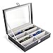 Produktbild Wanlianer Brille Organizer Vitrine Damen Leder Multifunktions-Sonnenbrille Aufbewahrungstasche, mehrere Gläser Gläser Vitrine Brillenetui