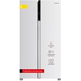 Corbero - American Refrigerator 2 Doors | CFSBSH634NFW | 442L| 177cm| No Frost | Inverter | Display | Super Freezing| ECO Fun