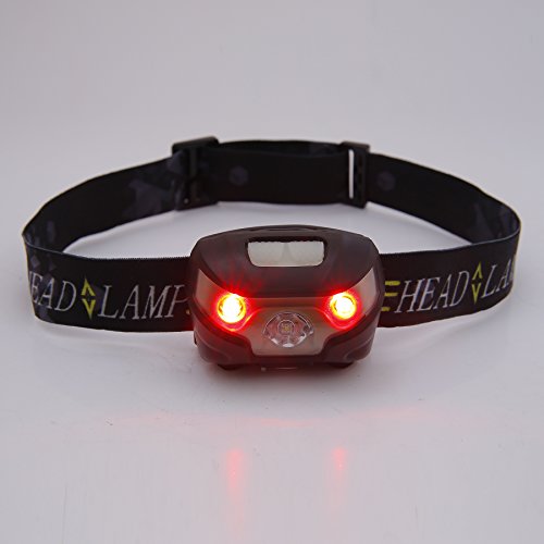 Gr8Life Stirnlampe, Stirnlampe joggen, USB wiederaufladbar Kopflampe, wasseridcht, 5 Lichtmodi inklusive Rotlicht, Ideal für Camping, Laufen,Joggen, Jagd und Lesen. - 8