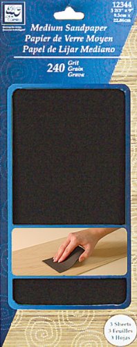 Preisvergleich Produktbild Loew Cornell, Schleifpapier, mittel, 3 zählen