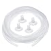 Produktbild 5 Meter Aquarium Air Line Fisch Tank Airline Schlauch mit 4 Packung Aquarium Saugnapf Clips Tube Halter