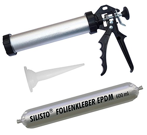 600ml Folienkleber EPDM Teichfolienkleber EPDM-Kleber + SCHLAUCHBEUTELPISTOLE 890P710EPDM