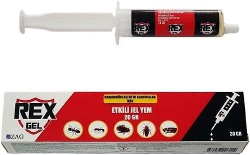Rexgel Hamam Böceği Haşere ve Karınca Için Uzun Süre Etkili Jel Yem Böcek Kalıcı Etki 20 gr