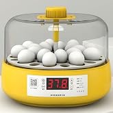 Epilons Mini Automatic Household Incubation: Parrot Quail Incubator 18 Eggs MX-18
