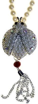 Angels & Demons - Pearl Lady Bird. Dimentions of pendant: 120x40mm. Chain: 64 cm long.. A perfect gift - great for Birthdays, Christmas…...