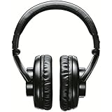 Shure SRH440-E Professional Headphones, accurate audio across an extended range, collapsible, black