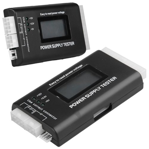 lgking supply - Comprobador de fuentes de alimentación para PC (Conector ATX de 20 a 24 pines, SATA, HDD)