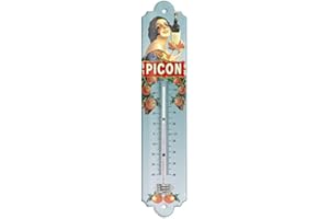 Éditions Clouet 57049 - Thermomètre 30x8 cm "Picon - Apéritif Picon"