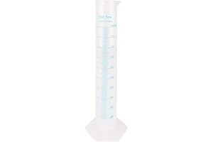 Hominas Cilindro Graduato Da 500 Ml in Plastica Trasparente, Cilindrici Trasparenti Di Vasi Misurino Miscela Graduato Liquidi per Uso Scientifico Laboratorio