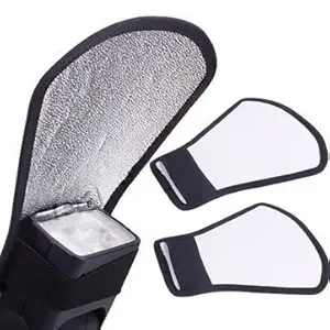 Sonia Mini Silver White Flash Diffuser Reflector for Camera Flash Bounce Card FBC007