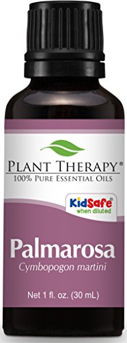 Plant Therapy Palmarosa Essential Oil 30 mL (1 oz) 100% Pure, Undiluted, Therapeutic Grade