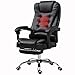 Produktbild LJFYXZ Design Bürostuhl Chefstuhl Taillenmassage Siesta-Stuhl Verknüpfter Handlauf Verstellbare Höhe Tragende 250kg Mehrfarben optional (Farbe : SCHWARZ)