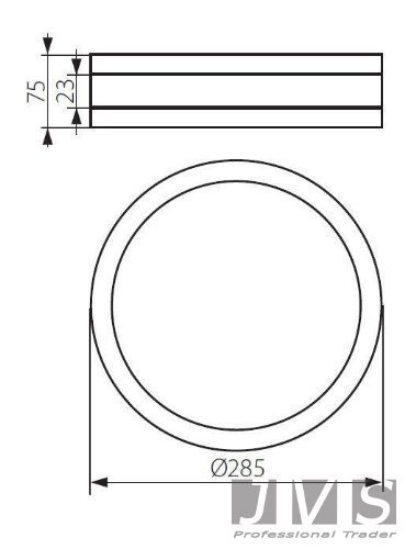 2er SET PROVANCE IP44 E27 Decken Wandleuchte Deckenlampe Wandlampe für LED & ESL (Rund) - 2