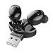 Produktbild Mini Bluetooth Kopfhörer in Ear,Bluetooth 5.0 Wireless Sport Headset Kabellos TWS Ohrhörer Sportkopfhörer, IPX5 waterproof Noise Cancelling Earbuds mit Mikrofon für Android iPhone (Schwarz)