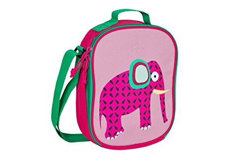 Preisvergleich Produktbild Lässig Mini Lunch Bag isolierte Kühltasche Lunchtasche mit verstellbarem Schulterriemen und Namensschild, Wildlife Elephant