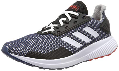 adidas Men's Duramo 9 Running Shoes, Blu Legend Marine/FTWR White/Active Red, 9 UK