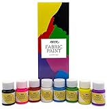 ✅ CALIDAD ARTISTA - Las pinturas para tela Nazca Colors están fabricadas con pigmentos acrílicos de alta calidad, lo que les aporta una gran capacidad de cobertura, buena calidad en los acabados y una excelente fijación a las fibras del tejido, convirtiéndolas en la elección perfecta para artistas principiantes y profesionales