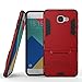 Produktbild SsHhUu Galaxy A9 (2016) Hülle, Stoßsichere Dual Layer Hybrid Tasche Schutzhülle mit Ständer für Samsung Galaxy A9 (2016) (6.0") Red