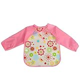 Bluelans® Lovely Waterproof Long Sleeve Baby Bib / Apron / Smock (Style 4)