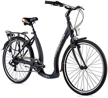 '26 Zoll Alu Women's City Bike Leader Fox Ema Tiefeinsteiger Shimano 7-Speed Grey