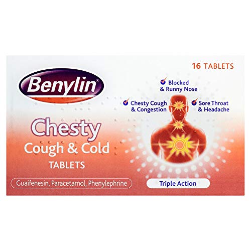 Benylin Chesty Cough & Cold Tablets, 16-Count