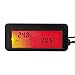 Produktbild PMFS Digital Auto Thermometer Mini LCD Hintergrundbeleuchtung Indoor Outdoor Fahrzeug Temperatur Meter   Rot