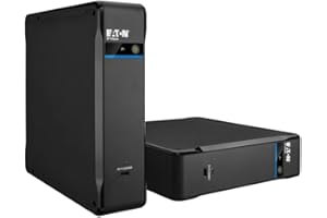 Eaton Onduleur Parafoudre 3P Ellipse (3P1300UI) – Off-Line UPS – Puissance 1300VA/780W – (8 Prises IEC, Silencieux, 2 Ports USB-A & USB-C) – Interface USB – Cloud en Option – Noir