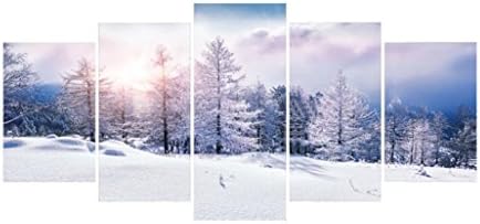 wyxhkj 5 Pcs HIgh Definition Printing PVC Painting Home Decoration Bedroom Wall Picture (D)