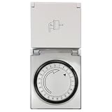 Individualmente programables LogiLight ET0006 Gris - Temporizador (Temporizador Diario, Gris, Botones, 3500 W, 110 mm, 77 mm)