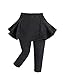 Warm Set of Leggings And Skirt Winter Baby Girl Double Skirt Leggings Black 90cm