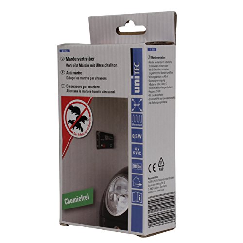 Unitec 41054 Mardervertreiber, Ultraschall, Batteriebetrieben - 5