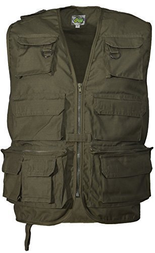 DallaswearAdults Multipocket Fishing Vest Gilet Waistcoat Bodywarmer Hunting Photography