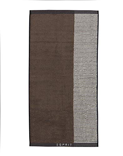 Preisvergleich Produktbild ESPRIT Frottier Bloki (Black / Brown / Oatmeal, 50x100)
