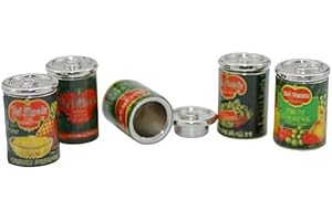 JOWXSX 5 Stück 1/12 Miniatur-Lebensmitteldosen, Puppenhäuser, Küchenzubehör, Puppenhaus-Zubehör, Puppenhaus-DIY-Dekoration