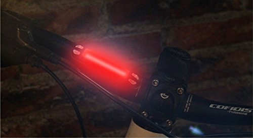 Xcellent Global USB Aufladbares Fahrrad Rücklicht hinteres Rücklicht Helm LED Licht 100 Lumen LD100R - 8
