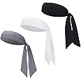 KASTWAVE Sports Headband - Head Tie Tennis Tie Headbands - Sweatbands Headbands Wristbands Head Wrap - Ideal for Working Out, Tennis, Basketball, Softball, Running & Workout