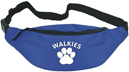 Walkies Royal Blue Bum Bag with a White print - FREE POSTAGE (One Size)