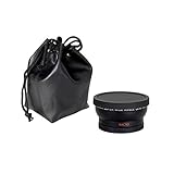 Multi vidrio óptico. Andoer HD 58MM 0.45x Lente Gran Angular con Macro filtro esencial Lente Telefoto Teleobjetivo de videocámaras o Cámara para Canon Nikon Sony Pentax 58MM Cámara DSLR