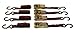 Produktbild Set of 4 1 X 10' Ratchet TIE Down Straps Ratcheting Tow Straps ATV Motorcycle by EDMBG