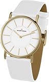 Jacques Lemans Damen-Armbanduhr XS York Analog Quarz Leder 1-1621G