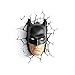 Produktbild DC Comics Batman Maske Wandlampe 3D Light FX LED Kinderlampe -Nachtlicht für kinder mit automatische Abschaltung und wandaufkleber