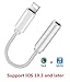 Produktbild iPhone 7/7 Plus Kopfhörer Adapter, Lightning auf 3,5 mm Kopfhörer buchse AUX Klinke Audio Kopfhörer Adapter Converter für iPhone 7 7plus 6 6S SE 5 5S iPad Mini Pro-Splitte rKompatibel mit iOS 10.3(Silber)