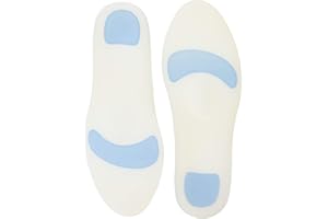 Soles - Solette in silicone per scarpe, supporto ortopedico per camminare, correre e fitness, design morbido, confortevole, ipoallergenico (L / 40-41-42)